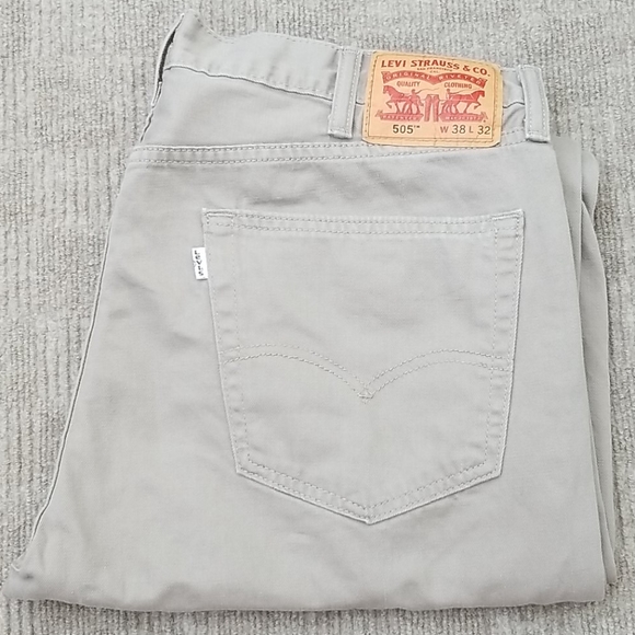 levis 505 khaki